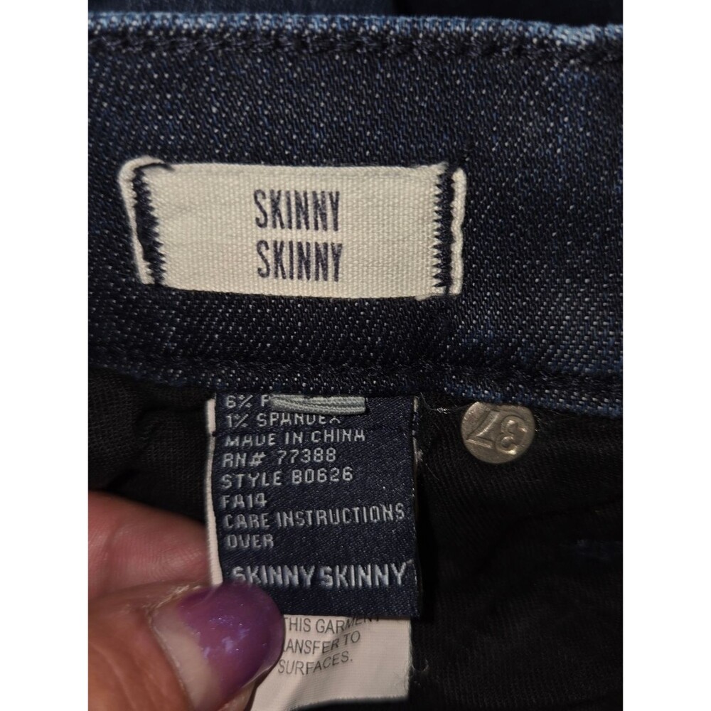 Madewell Skinny Skinny Zipper Hem Ankle Denim Jeans, Size 30, 4040037 - Picture 8 of 9